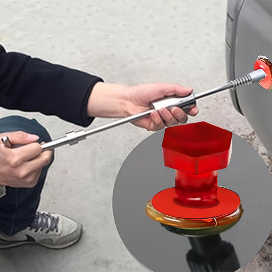 28pcs Car Dent Repair Puller Tabs Kit - Paintless Dent Removal Tools with Suction Cups, Glue Tabs for Automobile Hail Damage and Dent Repair, Auto Body Fix Essentials, Dent Removal Tools