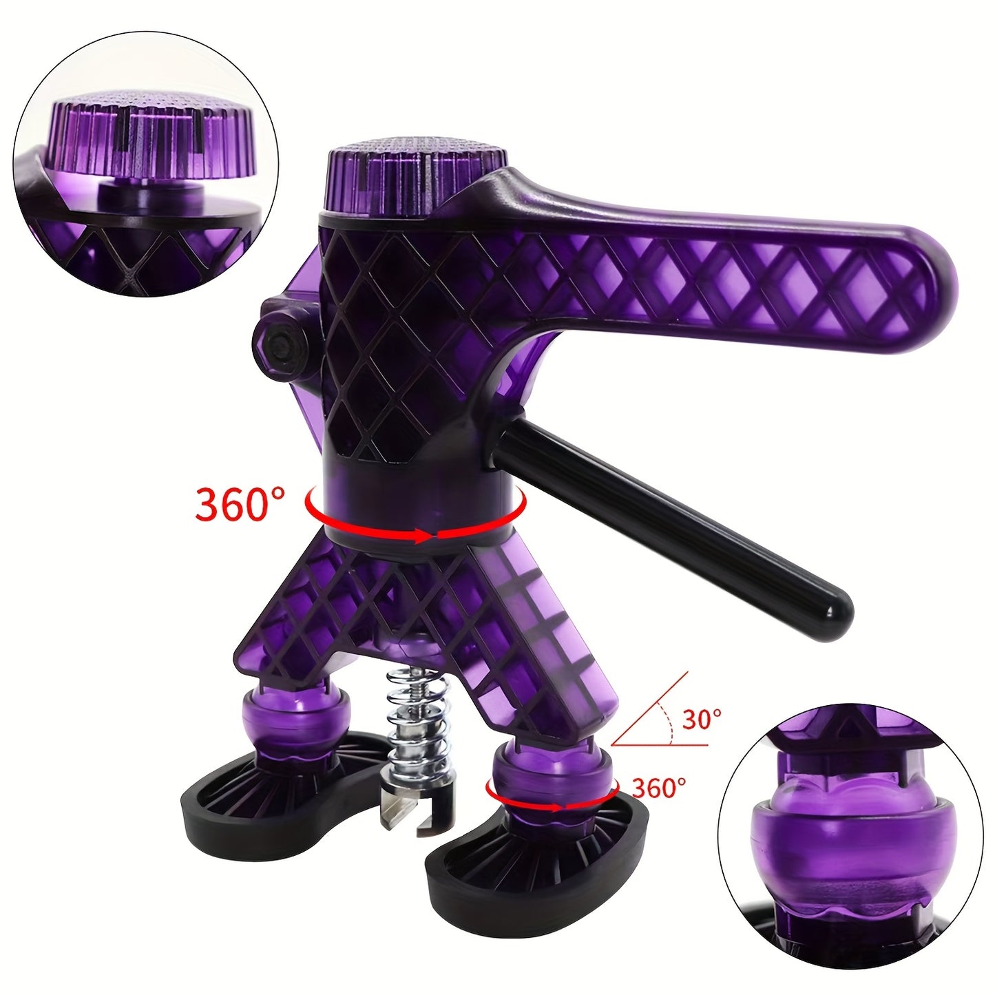 Car Body Dent Repair Tools Dent Removal Puller, DIY Auto Body Paintless Dent Removal Tool for Auto Body Dent Removal, Minor Dent and Deep Dent Removal