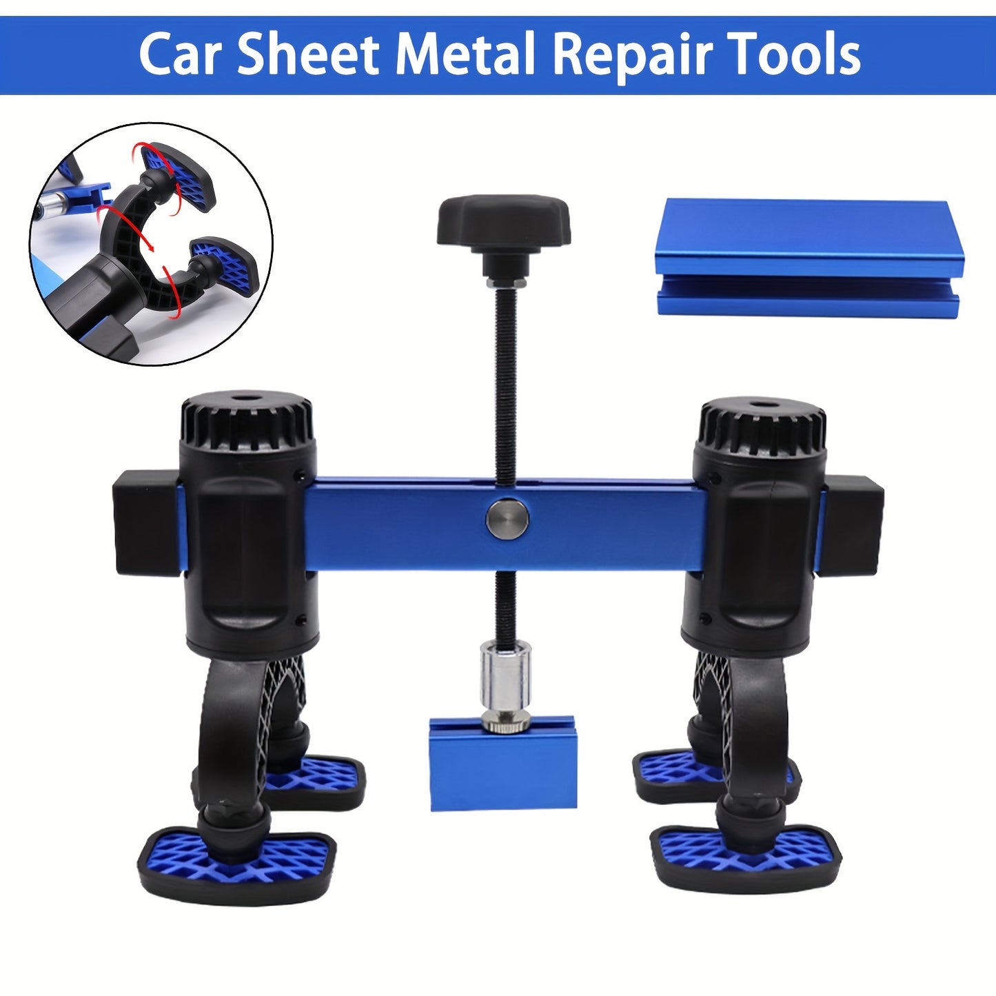 [Adjustable Dent Remover Kit] Professional Adjustable Car Dent Remover - New Sheet Metal Dent Puller Auto Accessory Repair Kit