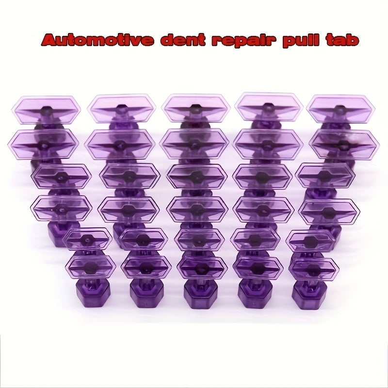 10pcs Film Car Dent Repair Gasket Pulling Free Sheet Metal Spray Paint No Trace Repair Traction Leaf Body Maintenance Tool